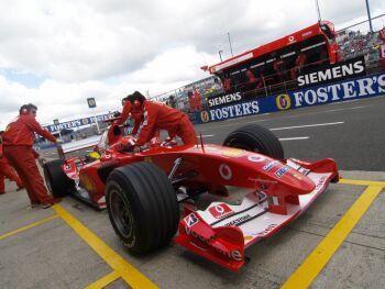 Ferrari at Silverstone