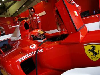 Ferrari at Silverstone