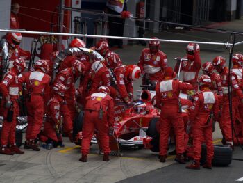 Ferrari at Silverstone