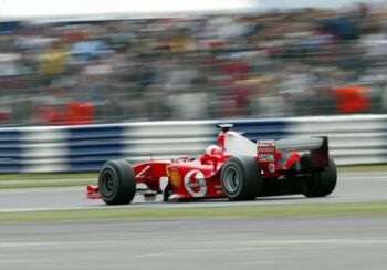 Ferrari at the 2004 British Grand Prix