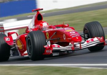 Ferrari at the 2004 British Grand Prix