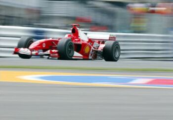 Ferrari at the 2004 British Grand Prix