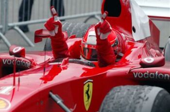 Ferrari at the 2004 British Grand Prix