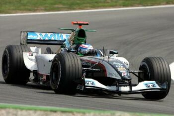 Minardi quaifying action from Hockenheim