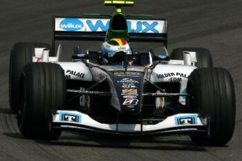 Minardi quaifying action from Hockenheim