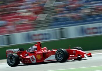 Ferrari at the 2004 German Grand Prix