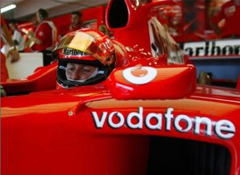 Ferrari at the 2004 German Grand Prix