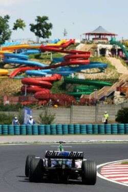 Minardi at Hungary