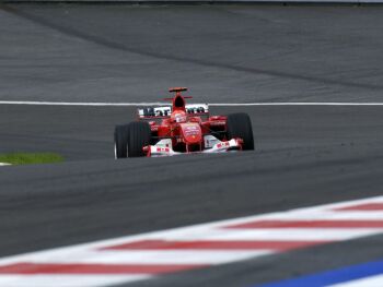 Ferrari qualifying action from Spa