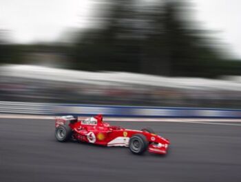 2004 Belgian Grand Prix action