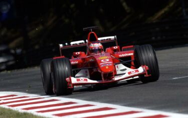 Rubens Barrichello at Monza last year