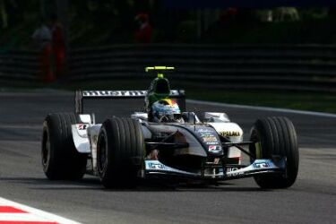 Minardi during qualifying at Monza