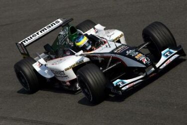 Minardi during qualifying at Monza