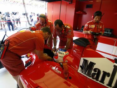 Rubens Barrichello at Monza