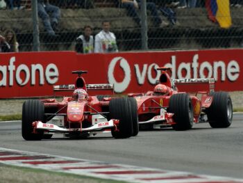 Thirteenth victory of the season for Scuderia Ferrari Marlboro, the first for Rubens Barrichello. It is Ferraris sixteenth win in the Italian Grand Prix, the third in a row and win number 180 from 701 Grands Prix starts