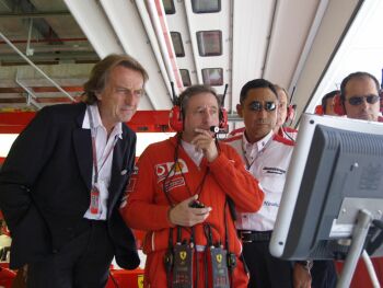 Ferrari qualifying action from Shanghai