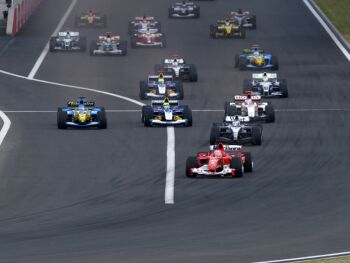 Ferrari at the 2004 Chinese Grand Prix in Shanghai