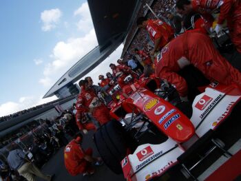 Ferrari at the 2004 Chinese Grand Prix in Shanghai