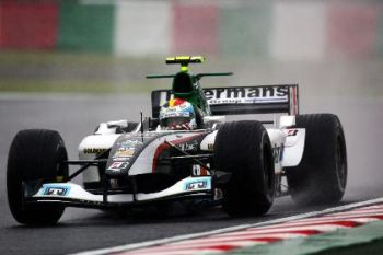 Minardi Friday morning free practice action from Suzuka