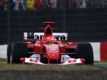 Action from the 2004 Japanese Grand Prix