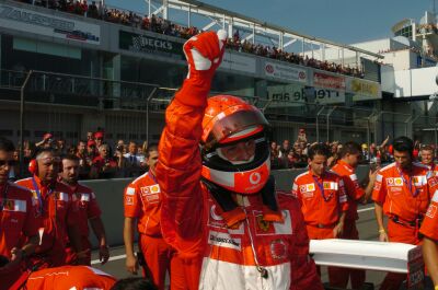 Michael Schumacher at the "Ferrari Racing Days 2004" event at the Nurburgring