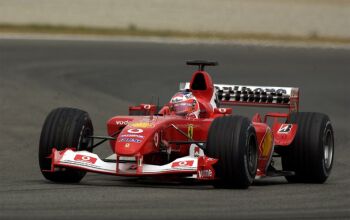 Ferrari testing at Barcelona