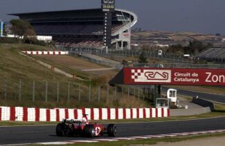 Ferrari testing at Barcelona