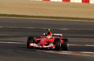 Ferrari testing at Barcelona