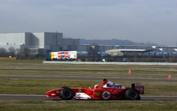 Day 3 for the new Ferrari F2004 at Fiorano and Michael Schumacher lowers the Fiorano track record for the second consecutive day