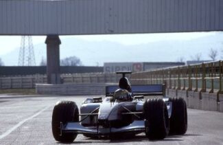 The new Minardi PS04B at Misano. Photo: Minardi/ Peter Farkas.