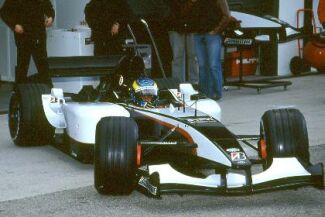 The new Minardi PS04B at Misano. Photo: Minardi/ Peter Farkas.