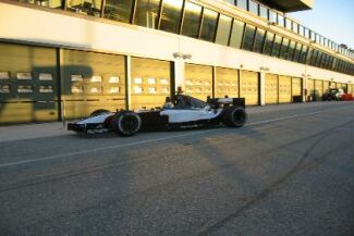 The new Minardi PS04B at Misano. Photo: Minardi/ Peter Farkas.