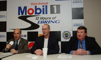 Krohn-Barbour Racing principals at Sebring