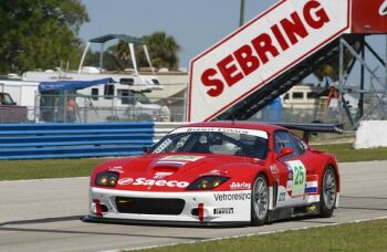 Barron Connor Racing Ferrari 575 GTC at Sebring