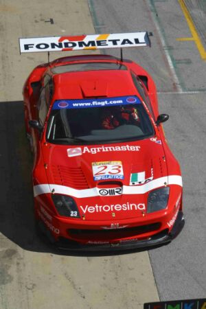 Last year, Matteo Bobbi on his way to the FIA GT Championship drivers title