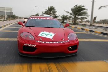 Prior to the start of the inaugural Bahrain GT Festival the competitors ran in a cavalcade through the streets of Bahrain 