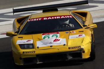 The venerable Lamborghini Diablo GTR made a welcome reappearance on the International GT scene, this is one of three entries from MMC/Autovitesse, piloted by Frenchman Gregorio Tunon & German Albert Thum und Taxis