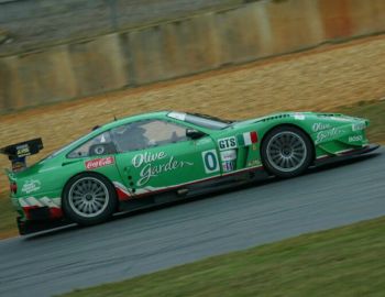 The Coopers Ferrari 550 Maranello was previously campaigned in the US by Rafanelli. The car, and its distinctive green 'Olive Garden' colour scene, were a familiar sight in the American Le Mans Series until the end of last year.