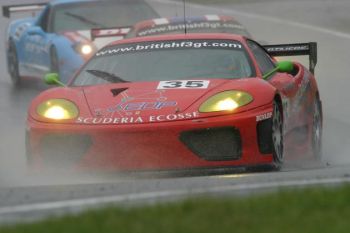 Action from the British GT Championship round at Brands Hatch yesterday