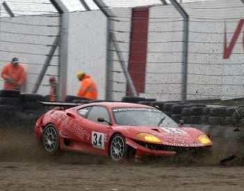 Action from the British GT Championship round at Brands Hatch yesterday