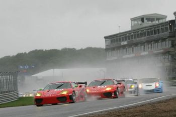 Action from the British GT Championship round at Brands Hatch yesterday