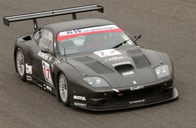 no 17 JMB Racing Ferrari 575 GTC at Monza during qualifying