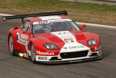 FIA GT race action from Monza