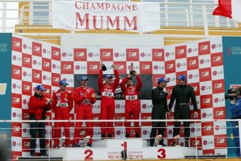 GT podium in Valencia