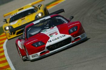 GPC Squadra Corse Ferrari 575 GTC at Valencia. The new team will be looking forward to putting a disappointing weekend in Spain behind them this weekend at Magny Cours