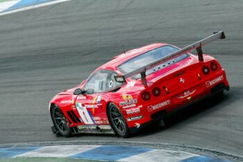 Victory at Hockenheim went to the no 1 BMS Scuderia Italia Ferrari 550 Maranello