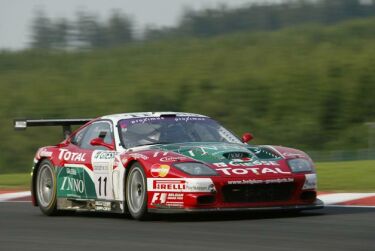 After 16 hours of racing at Spa the no 11 GPC Squadra Corse Ferrari 575 GTC holds a one lap lead