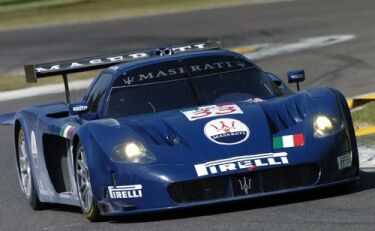 AF Corse Maserati MC12 in action at Imola yesterday