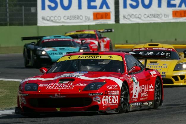 FIA GT action from Imola today