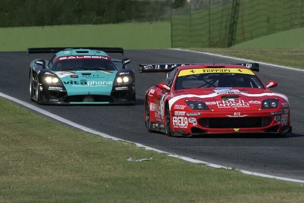 FIA GT action from Imola today